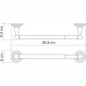 Держатель бумажных полотенец WASSERKRAFT AMMER K-7091