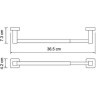 Держатель бумажных полотенец WASSERKRAFT LIPPE K-6591
