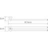 Держатель полотенец WASSERKRAFT RHIN K-8731
