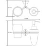 Держатель стакана и дозатора WASSERKRAFT MAIN K-9289