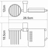 Держатель туалетной бумаги и освежителя WASSERKRAFT LEINE K-5059