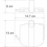 Держатель туалетной бумаги WASSERKRAFT BERKEL K-6825