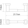 Держатель туалетной бумаги WASSERKRAFT DONAU K-9422