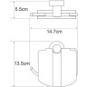 Держатель туалетной бумаги WASSERKRAFT DONAU K-9425