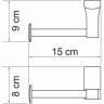 Держатель туалетной бумаги WASSERKRAFT EXTER K-5296
