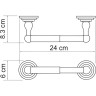 Держатель туалетной бумаги WASSERKRAFT ISAR K-7322