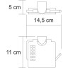 Держатель туалетной бумаги WASSERKRAFT KAMMEL K-8325