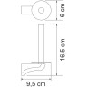 Держатель туалетной бумаги WASSERKRAFT KAMMEL K-8397