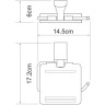Держатель туалетной бумаги WASSERKRAFT LEINE K-5025WHITE