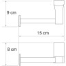 Держатель туалетной бумаги WASSERKRAFT LEINE K-5096WHITE