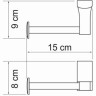 Держатель туалетной бумаги WASSERKRAFT LEINE K-5096