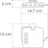 Держатель туалетной бумаги WASSERKRAFT MOSEL K-46625