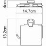 Держатель туалетной бумаги WASSERKRAFT ODER K-3025