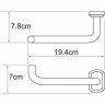 Держатель туалетной бумаги WASSERKRAFT ODER K-3096