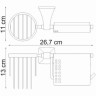 Держатель туалетной бумаги WASSERKRAFT WERN K-2559
