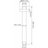 Держатель верхнего душа WASSERKRAFT A337