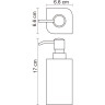 Дозатор для жидкого мыла WASSERKRAFT ELBA K-2799