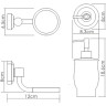 Дозатор для жидкого мыла WASSERKRAFT K-24199