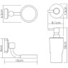 Дозатор для жидкого мыла WASSERKRAFT K-28199