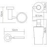 Дозатор для жидкого мыла WASSERKRAFT K-28299