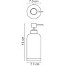 Дозатор для жидкого мыла WASSERKRAFT LOPAU K-3399