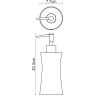 Дозатор для жидкого мыла WASSERKRAFT SALM K-7699