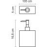 Дозатор для жидкого мыла WASSERKRAFT SCHUNTER K-88299