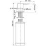 Дозатор жидкого мыла встраиваемый WASSERKRAFT K-1099