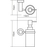 Дозатор жидкого мыла WASSERKRAFT DONAU K-9499