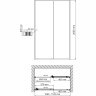 Душевая дверь в нишу WASSERKRAFT DILL 61S31 140 см