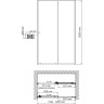 Душевая дверь в нишу WASSERKRAFT DILL 61S05