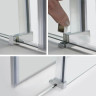 Душевая дверь в нишу WASSERKRAFT DINKEL 58R31 140 см