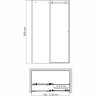 Душевая дверь в нишу WASSERKRAFT VILS 56R05 120 см