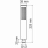 Душевая лейка WASSERKRAFT A103