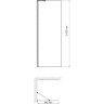 Душевая перегородка WASSERKRAFT ALLER 10H07-RP90 90 см