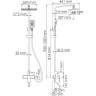 Душевая система 260х188 мм WASSERKRAFT A16501