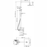 Душевая система 260х188 мм WASSERKRAFT WIESE A18401