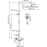 Душевая система 400 мм WASSERKRAFT ALLER A113.117.058.CH THERMO