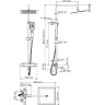 Душевая система WASSERKRAFT THERMO A19901