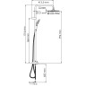 Душевая стойка WASSERKRAFT A039