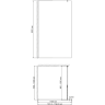 Душевое ограждение WASSERKRAFT RUR 30W40-TG