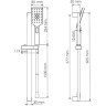 Душевой гарнитур WASSERKRAFT A145