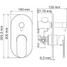 Душевой комплект 225 мм WASSERKRAFT A16777