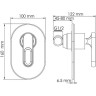 Душевой комплект 250х190 мм WASSERKRAFT A12831
