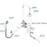 Душевой комплект 300х200 мм WASSERKRAFT A171568 Thermo