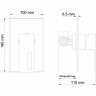 Душевой комплект 400 мм WASSERKRAFT A12119