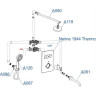 Душевой комплект 400 мм WASSERKRAFT A171919 THERMO