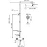 Душевой комплект WASSERKRAFT A113.116.058.CH THERMO