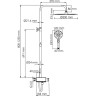 Душевой комплект WASSERKRAFT A113.116.127.CH THERMO