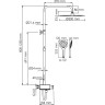 Душевой комплект WASSERKRAFT A113.116.155.CH THERMO